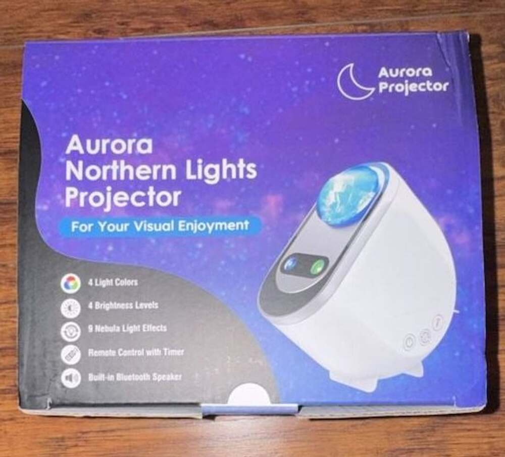 Aurora Northern Lights Projector Night Light With Bluetooth Speaker